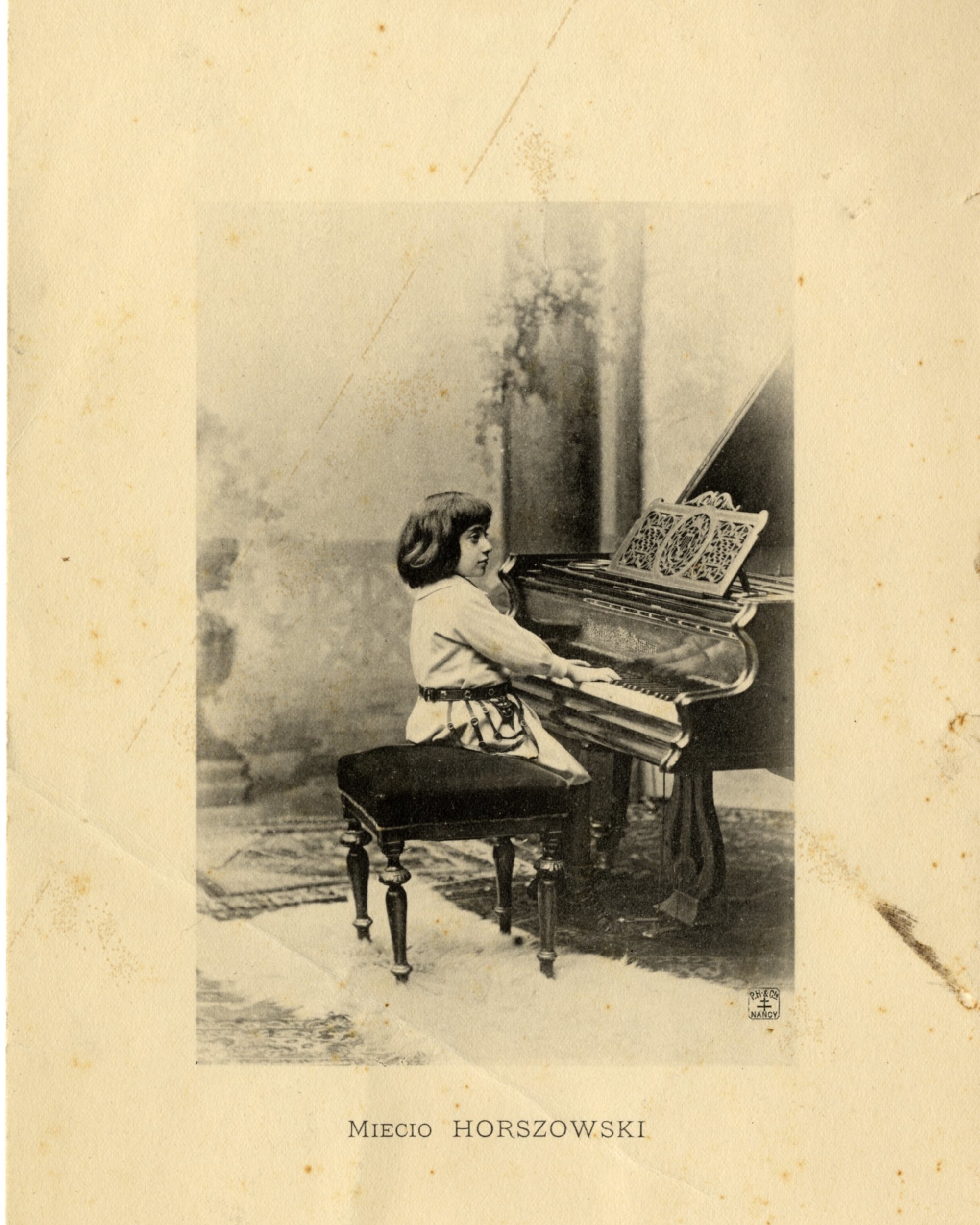 Miecio Horszowski al pianoforte a Roma (1906)
