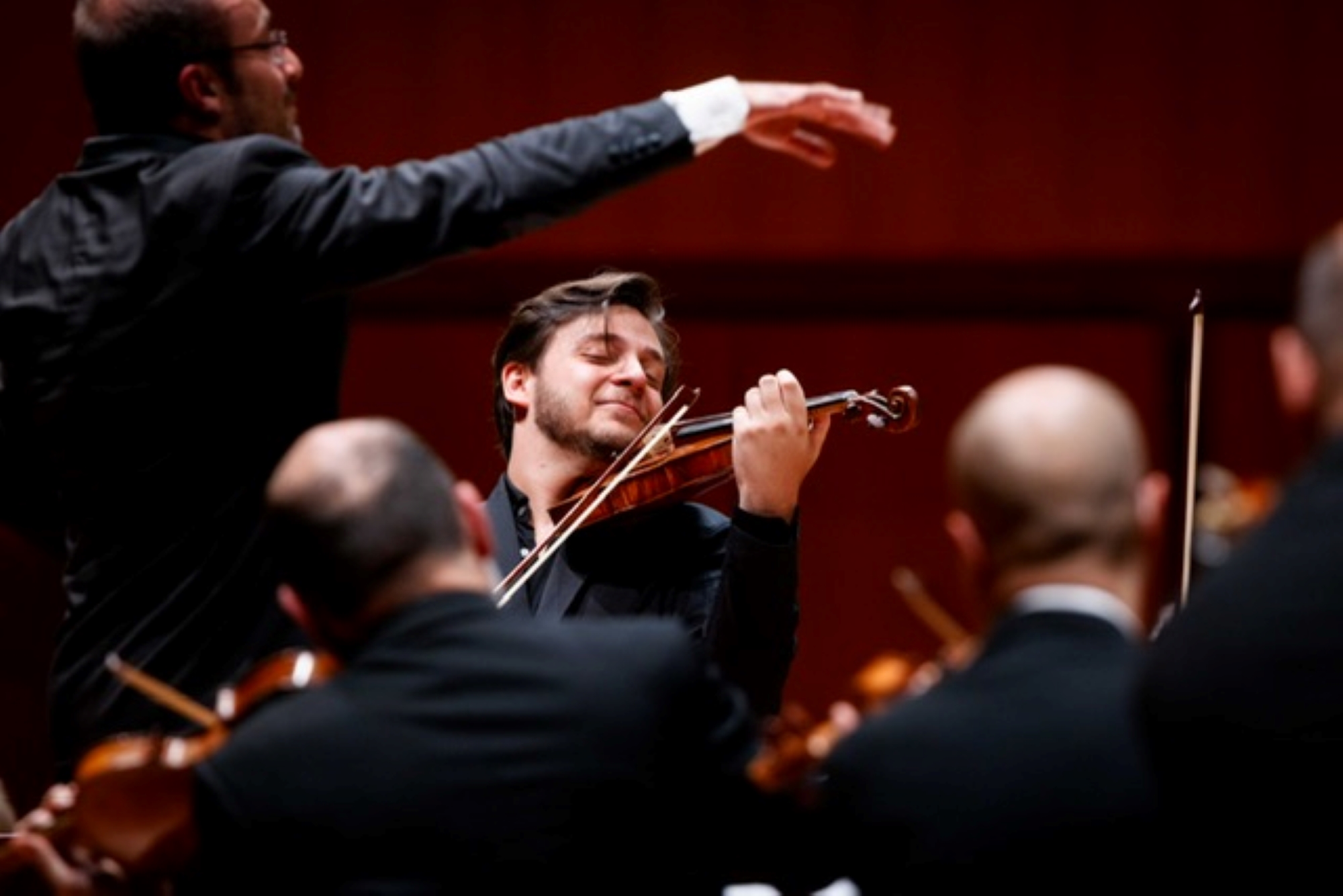 Riccardo Minasi, Andrea Obiso - Orchestra  di Santa Cecilia (foto ANSC © Musa)