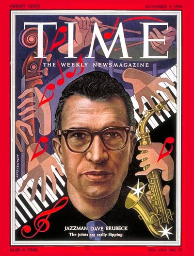 David Brubeck sulla copertina di "Time" (8 Novembre 1954, Vol. LXIV No.19)