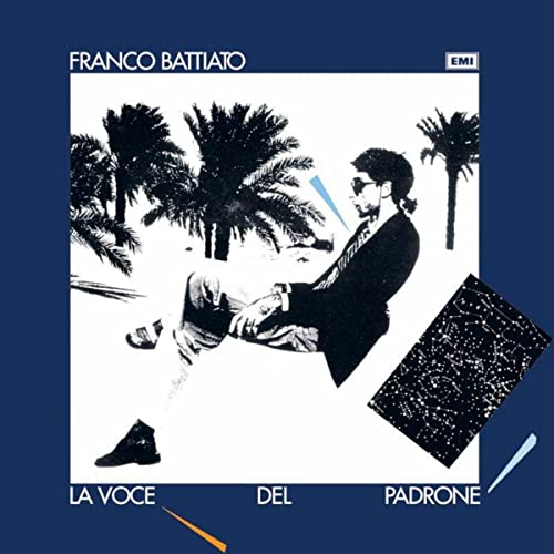 Selfie con dischi - Franco Battiato
