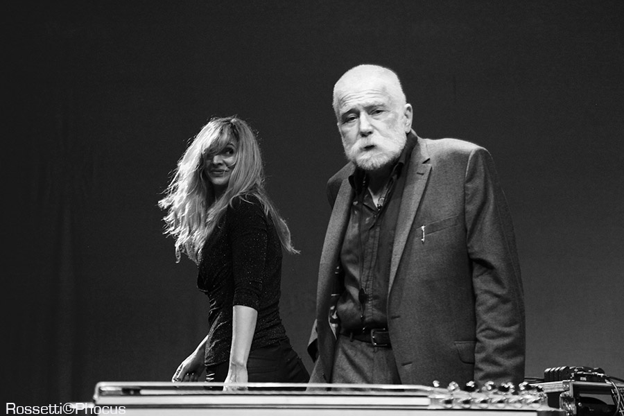 Heather Leigh e Peter Brötzmann (foto di Luciano Rossetti)