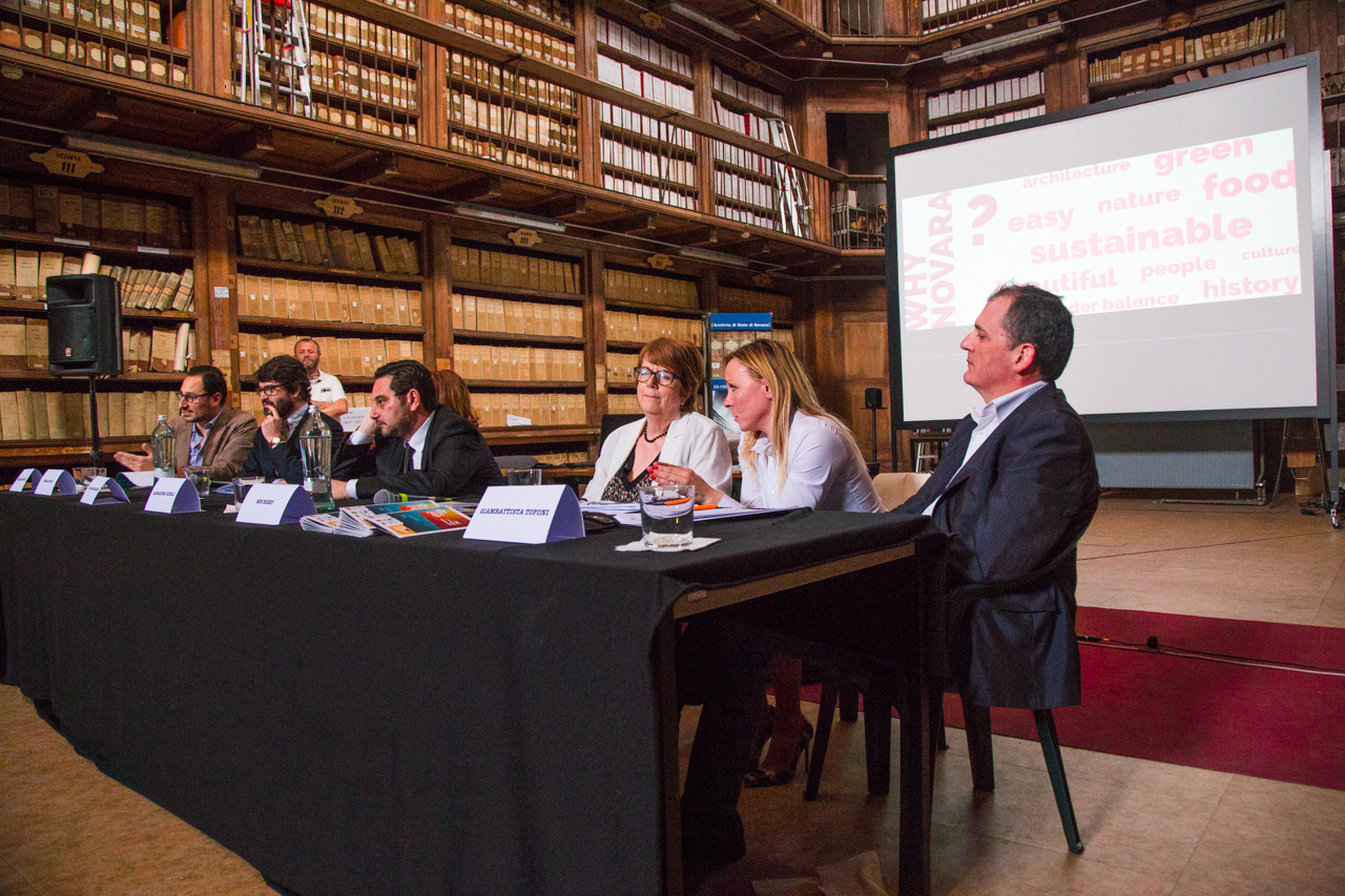 La conferenza stampa di presentazione a Novara (foto di Emanuele Meschini)