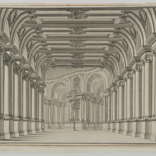 "Magnifico atrio" di Galli Bibiena
