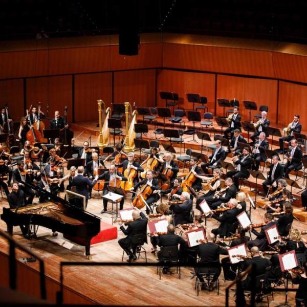 Daniel Harding e Paul Lewis - Accademia Nazionale di Santa Cecilia (foto Musacchio - Ianniello - Pasqualini)