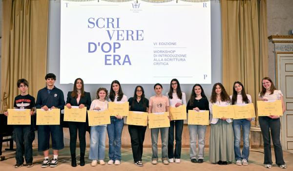 Premiazione Scrivere d’Opera ‘Elena Formica’ 2025 (ph Roberto Ricci) Premio Scrivere d’Opera ‘Elena Formica’: proclamati i Vincitori
