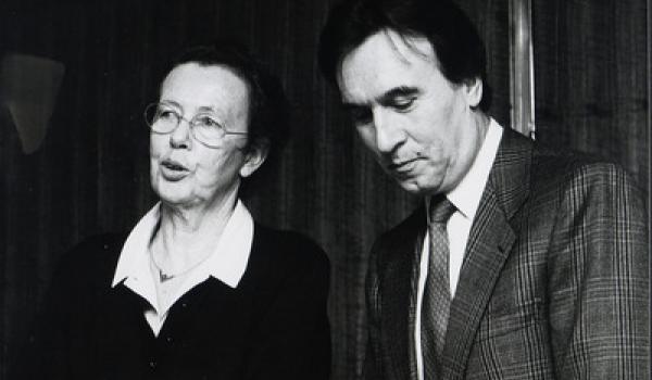 Ruth Berghaus e Claudio Abbado Ruth Berghaus e Claudio Abbado