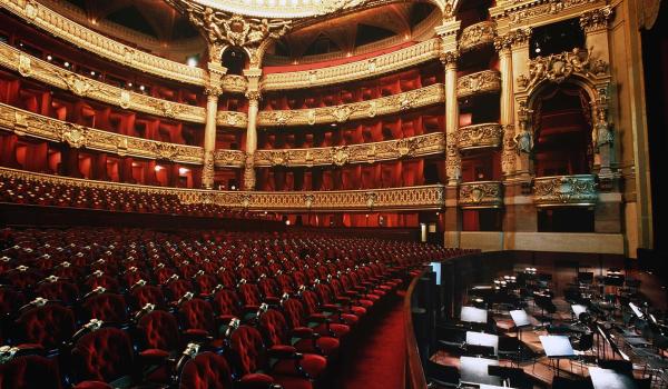 La sala di Palais Garnier (Foto Jean Pierre Delagarde)
