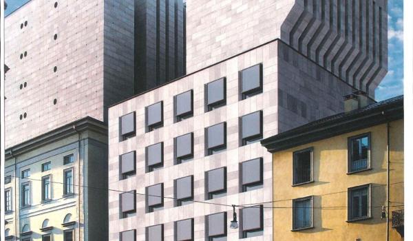 Rendering per la nuova palazzina in Via Verdi Rendering per la nuova palazzina in Via Verdi