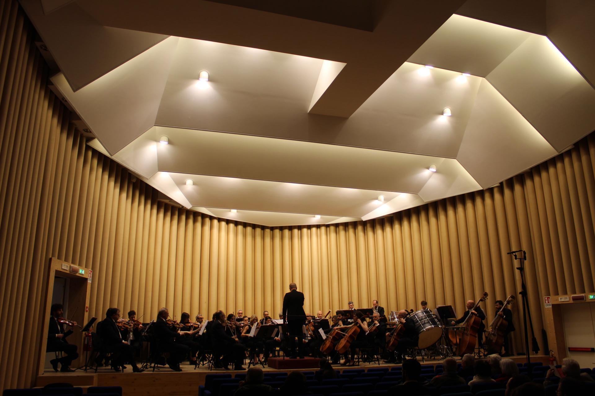 Auditorium “Shigeru Ban” del Conservatorio “A. Casella” (Foto Gabriele Di Nardo)