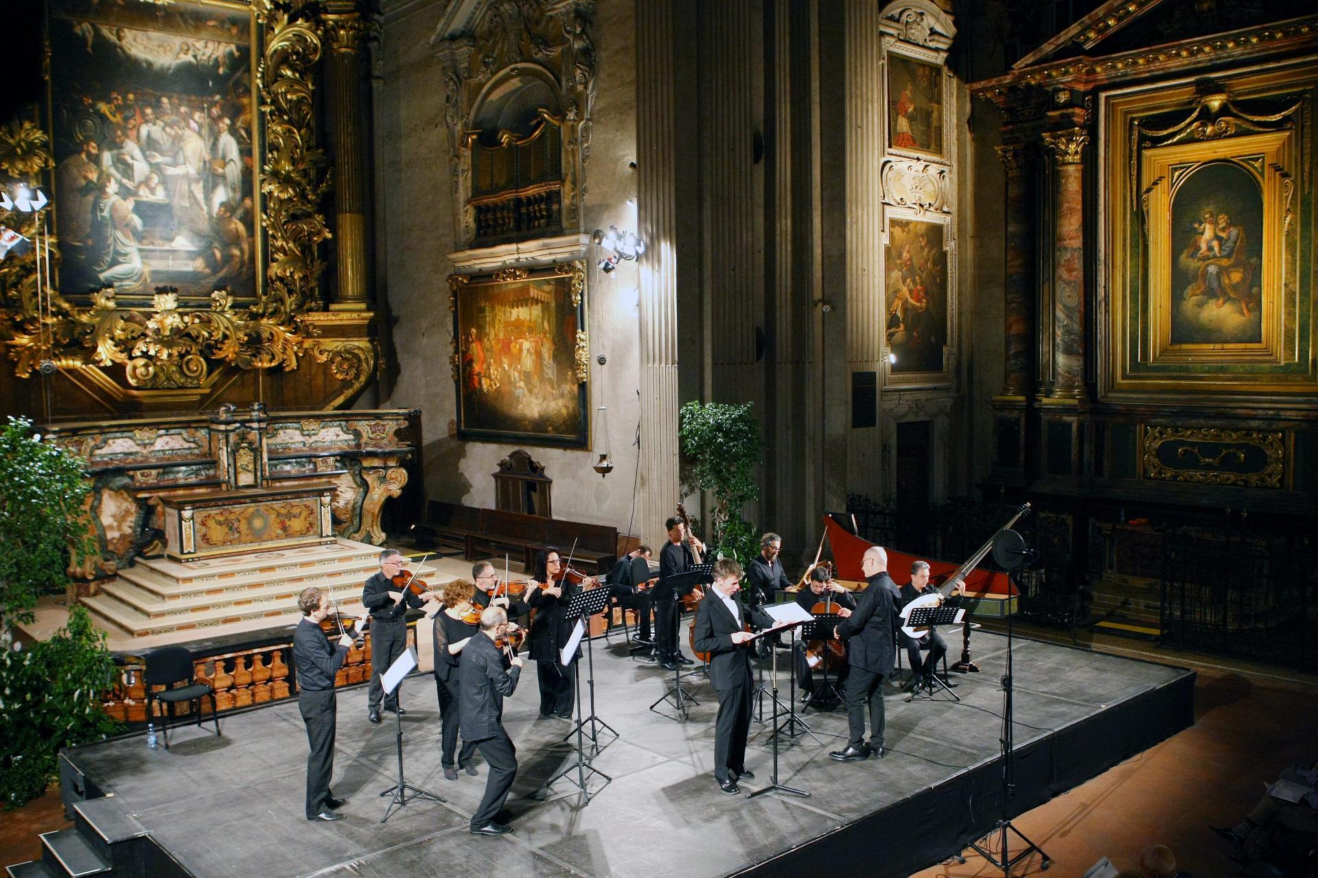 Ian Bostridge e la Cappella Neapolitana diretta da Florio (Foto Federico Zovadelli)