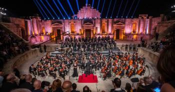Il concerto al Teatro Sud di Jerash Foto ZaniCasadio
