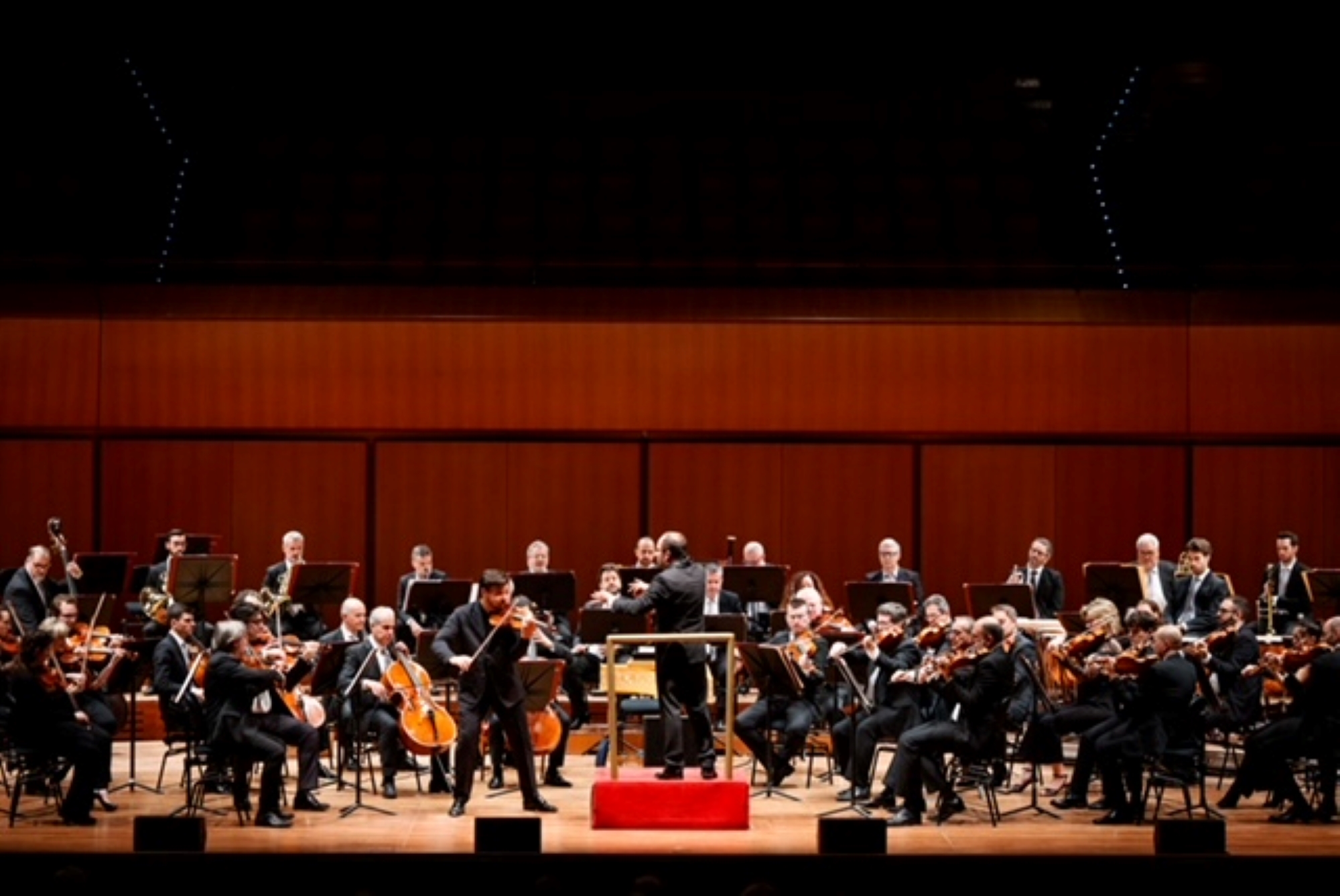 Riccardo Minasi, Andrea Obiso - Orchestra  di Santa Cecilia (foto ANSC © Musa)