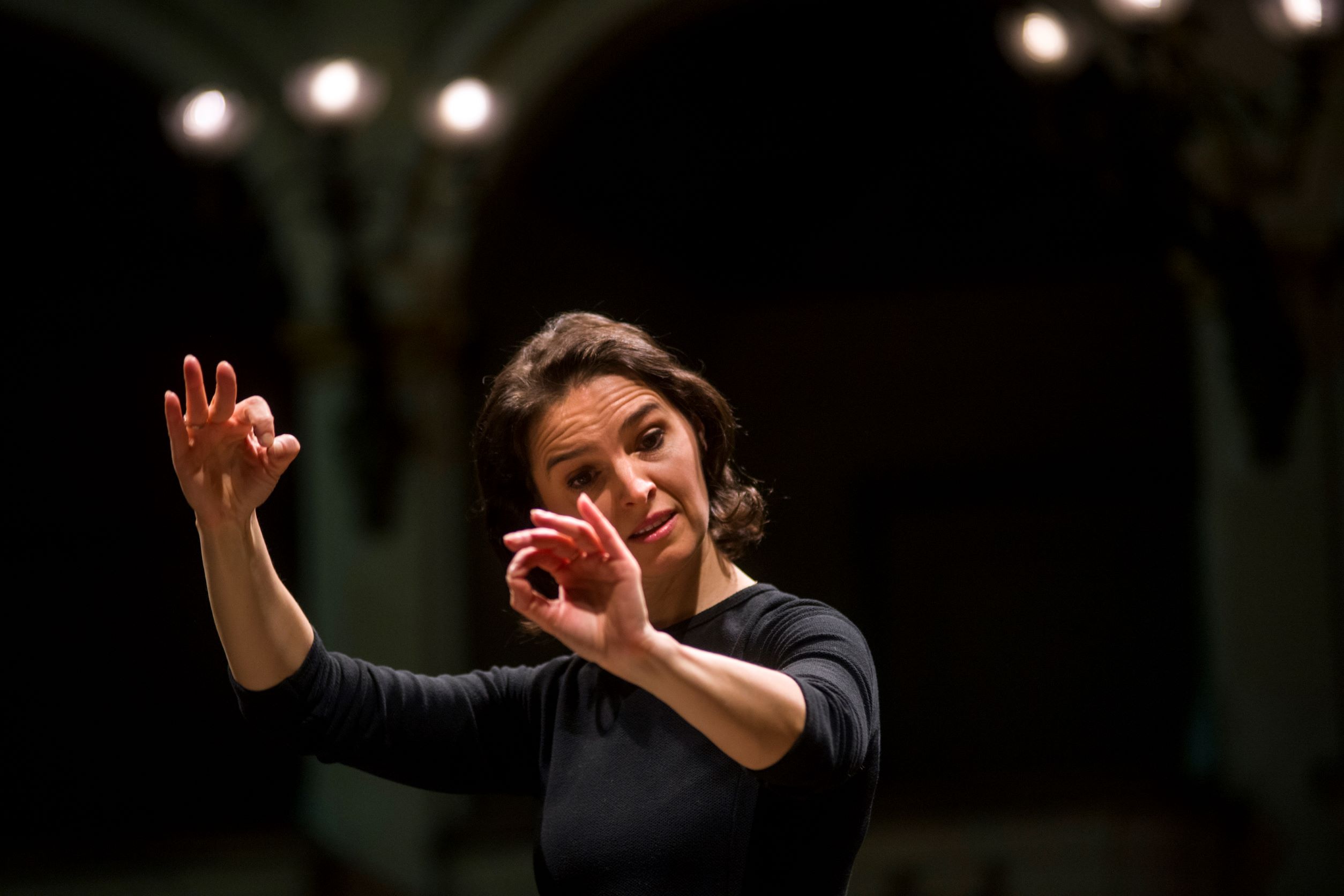 Oksana Lyniv al Teatro Comunale di Bologna (foto Michele Lapini)