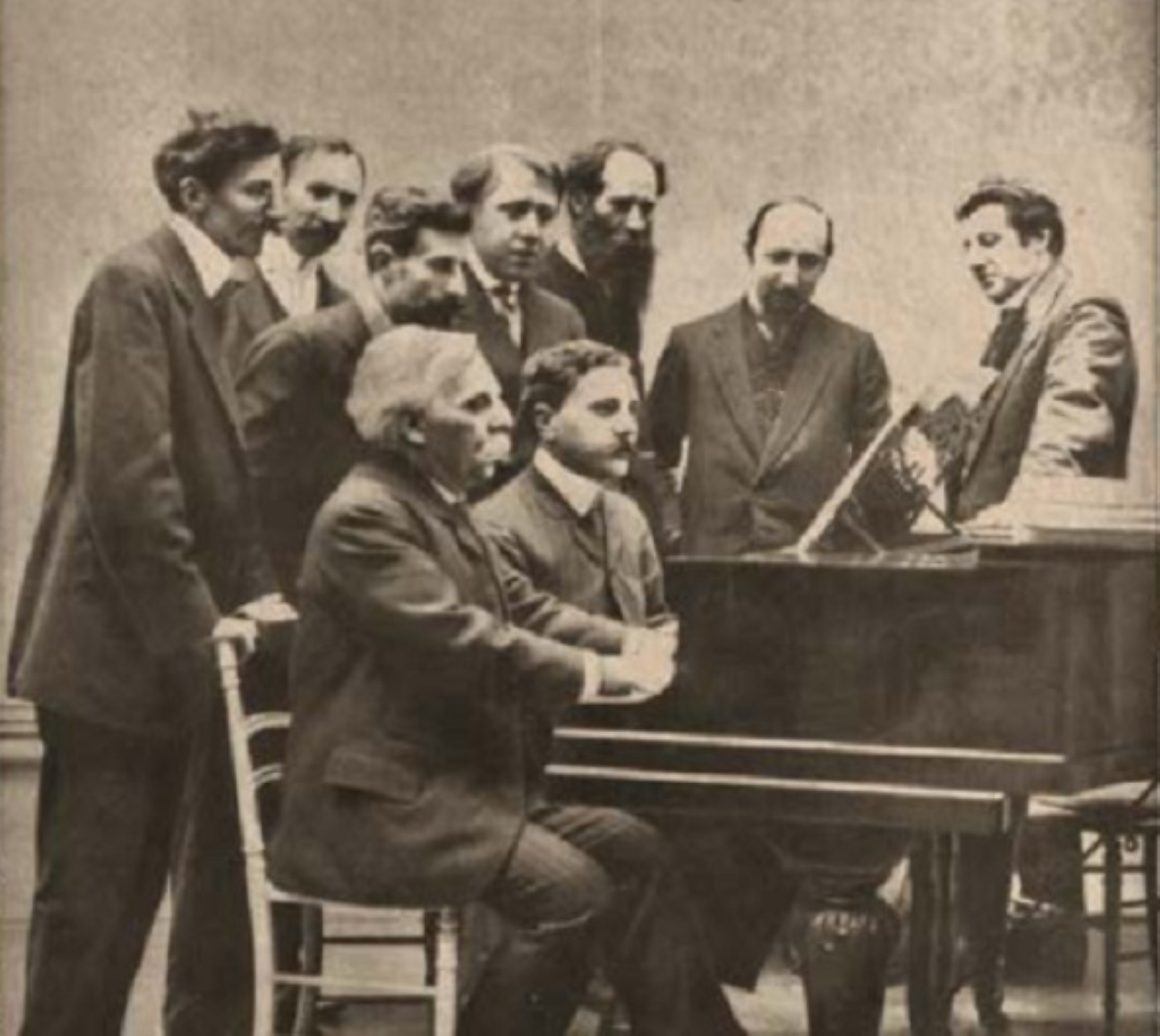 Gabriel Fauré con i suoi allievi