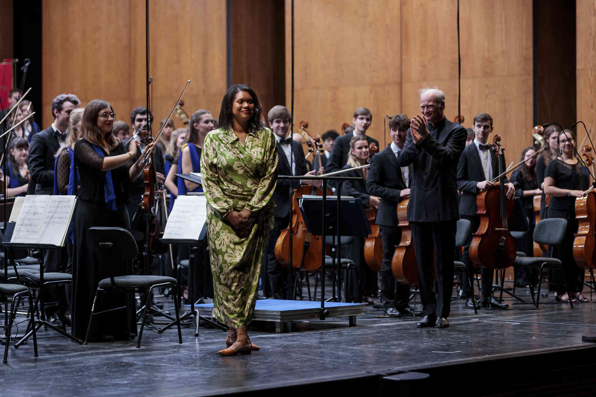 Hannah Kendall, EUYO, Gianandrea Noseda (foto Tiberio Sorvillo)