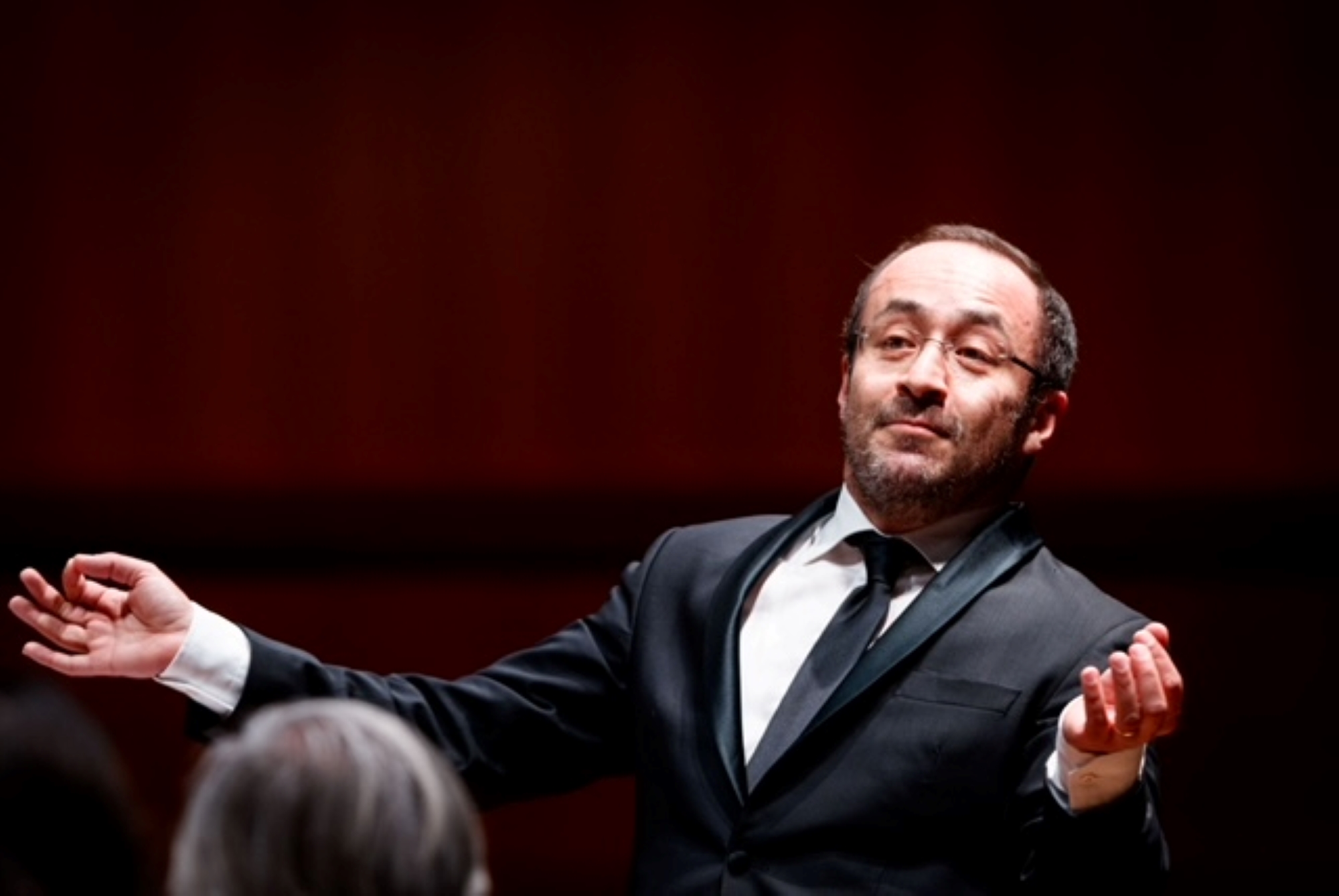 Riccardo Minasi, Andrea Obiso - Orchestra  di Santa Cecilia (foto ANSC © Musa)