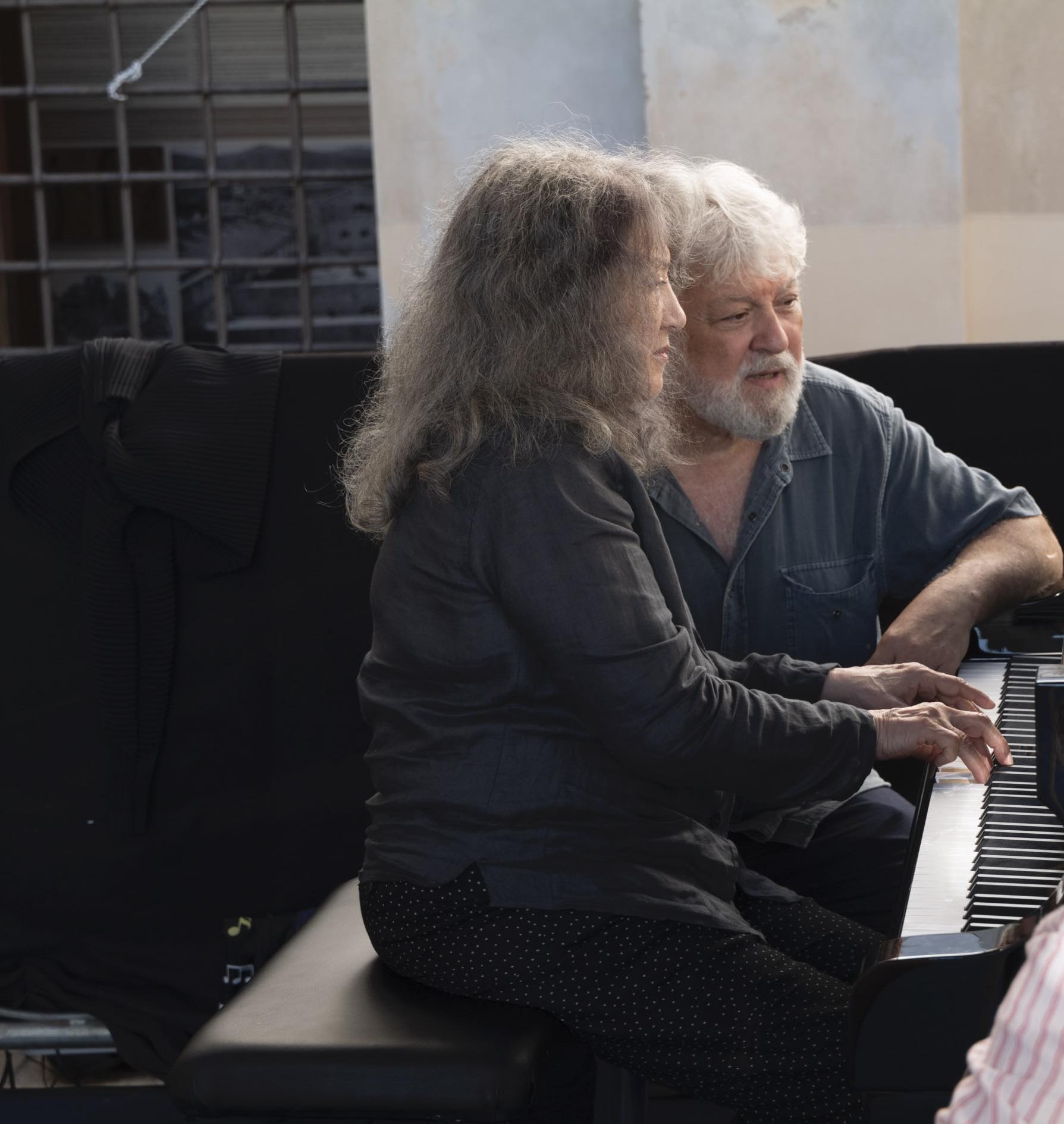 Martha Argerich e George Edelman – 2021 (foto Andrea Messana)