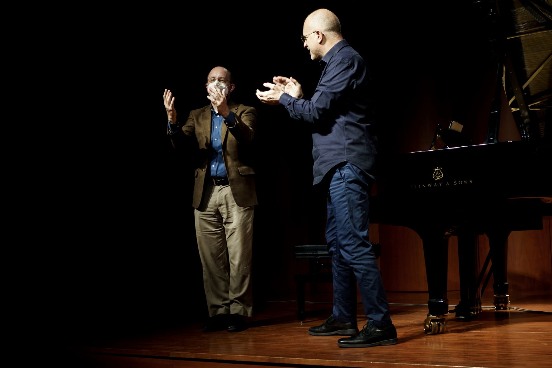 Peter Gilbert e Emanuele Arciuli (foto Davide Bona)