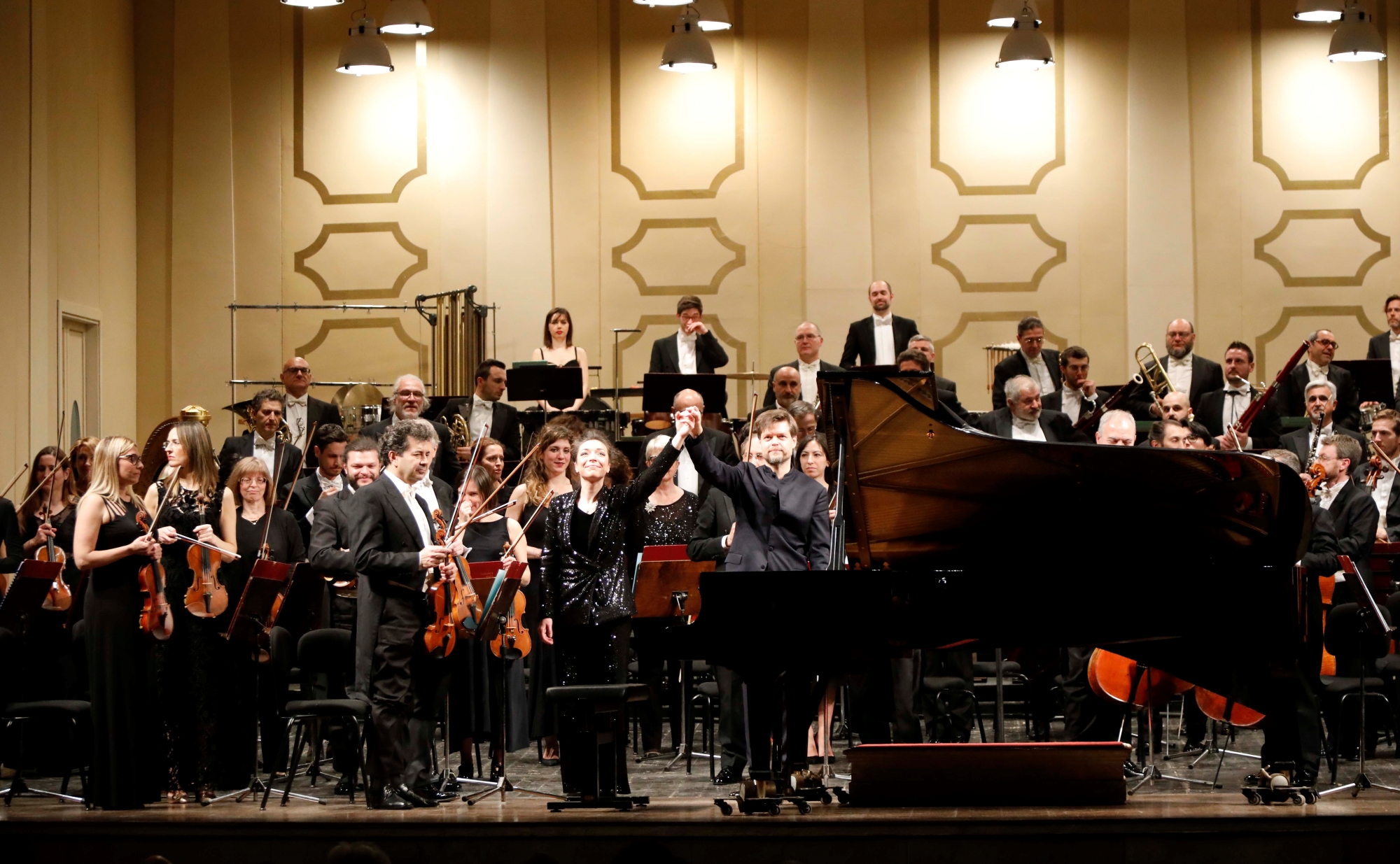 Yulianna Avdeeva, Juraj Valčuha, Orchestra Sinfonica Nazionale della Rai (foto Mirella Verile)