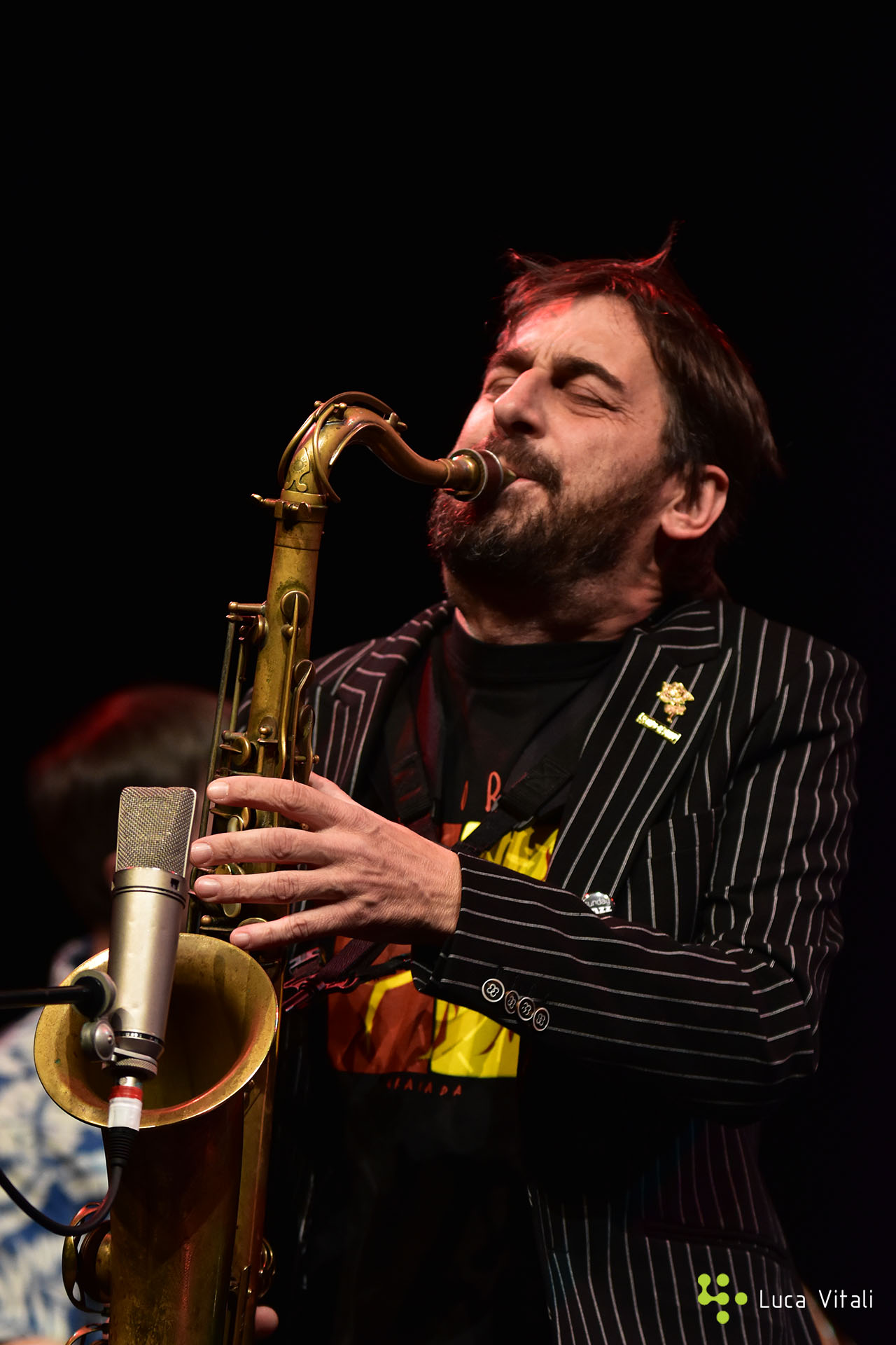 Francesco Bearzatti a Jazzahead! 2019 (foto di Luca Vitali)