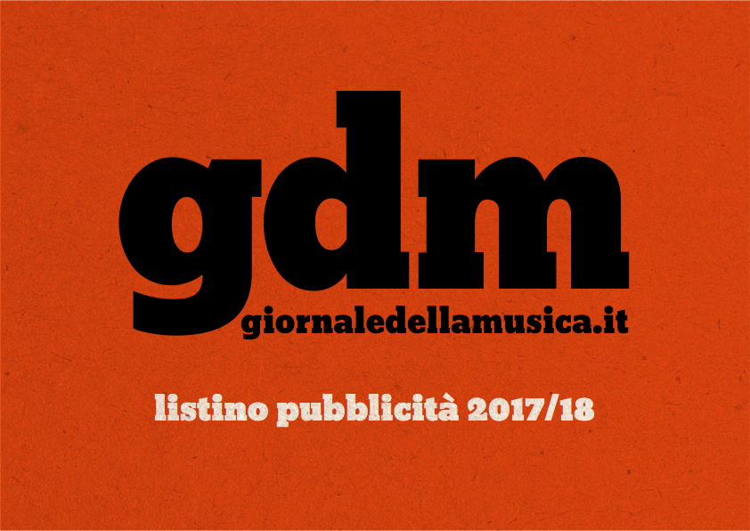 Pubblicità sul giornale della musica - listino 2018