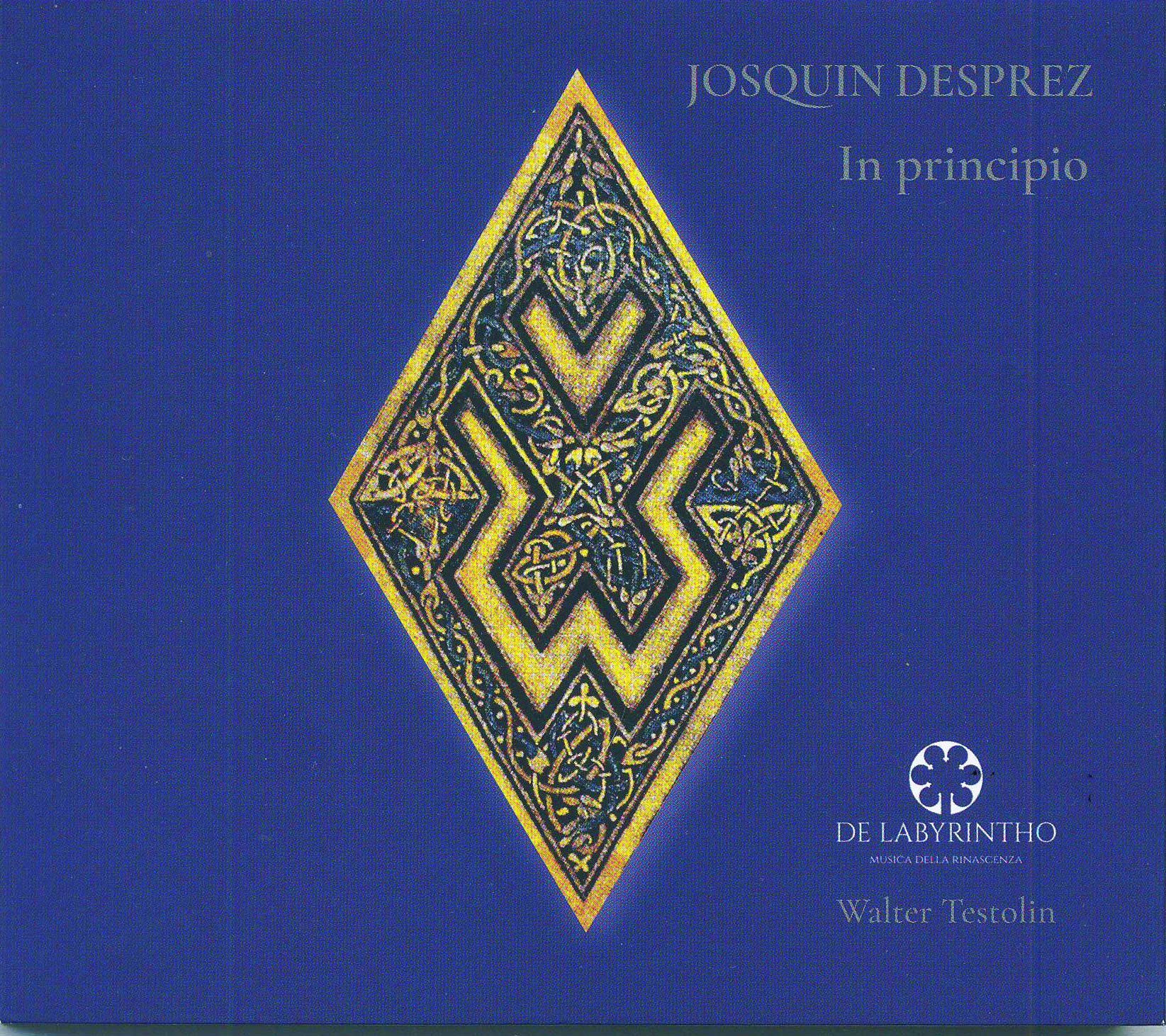 De Labyrintho - copertina disco "In principio" - Josquin Desprez
