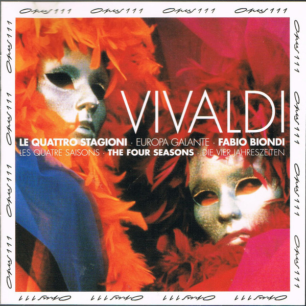 Europa Galante - Vivaldi le quatttro stagioni (Opus 111, 1991)