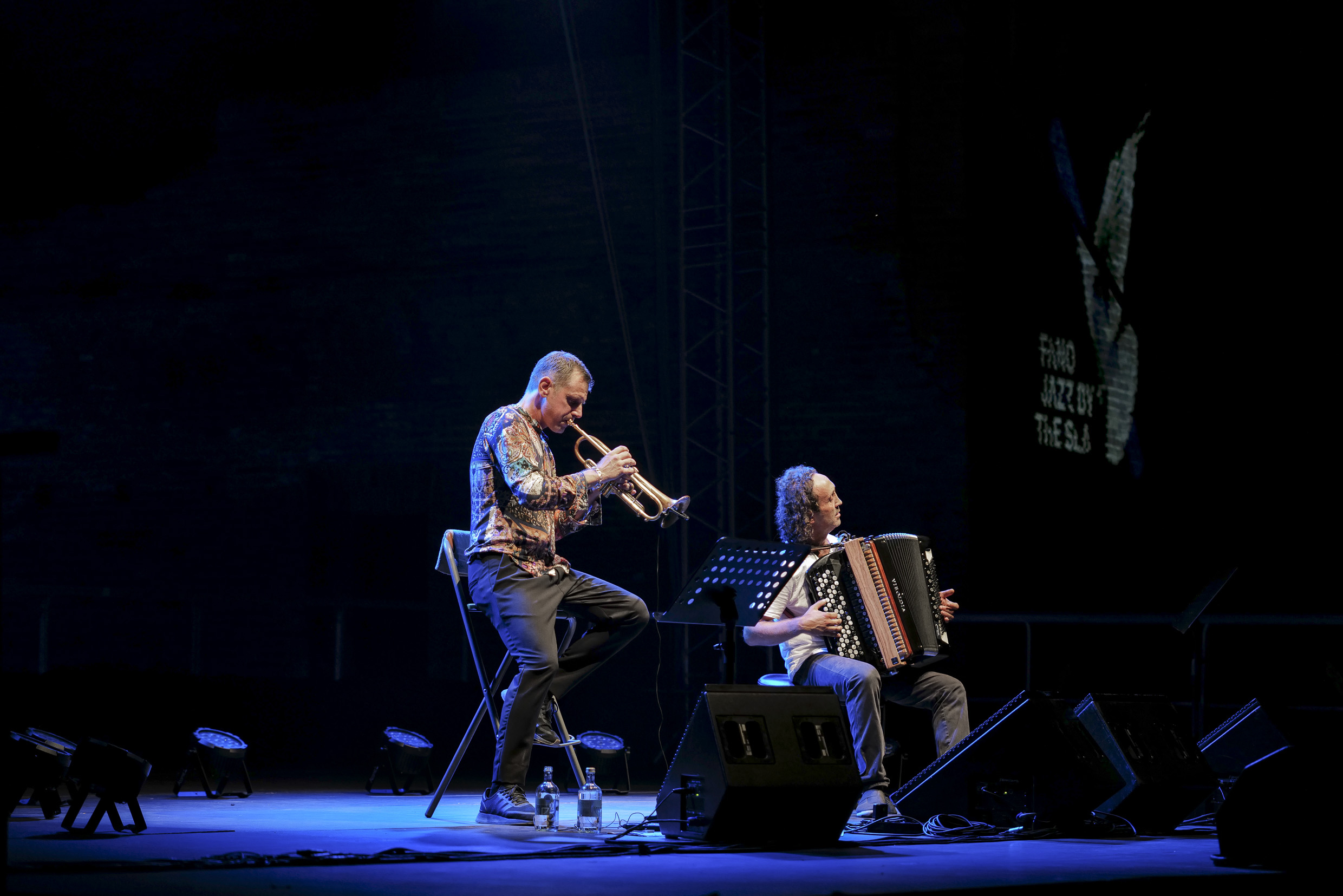 Fabrizio Bosso e Luciano Biondini (foto Andrea Rotili)