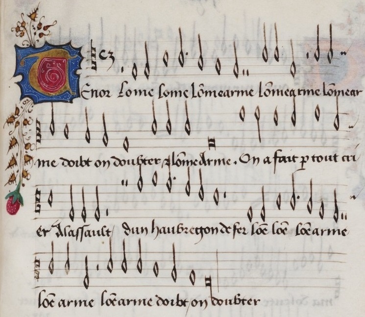 L'homme armé (Mellon Chansonnier ca. 1470)