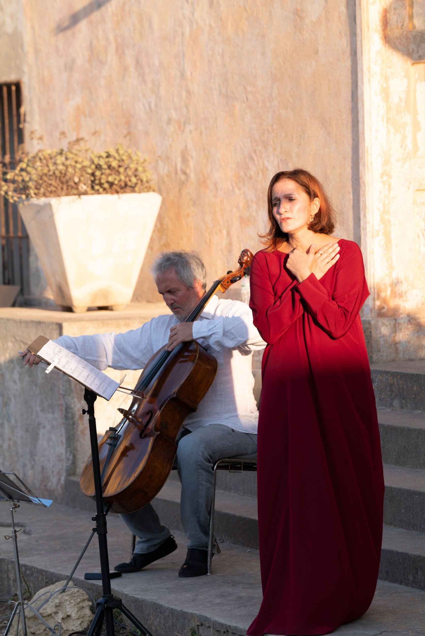 Mario Brunello e Karina Oganjan - Pianosa (foto Andrea Messana)