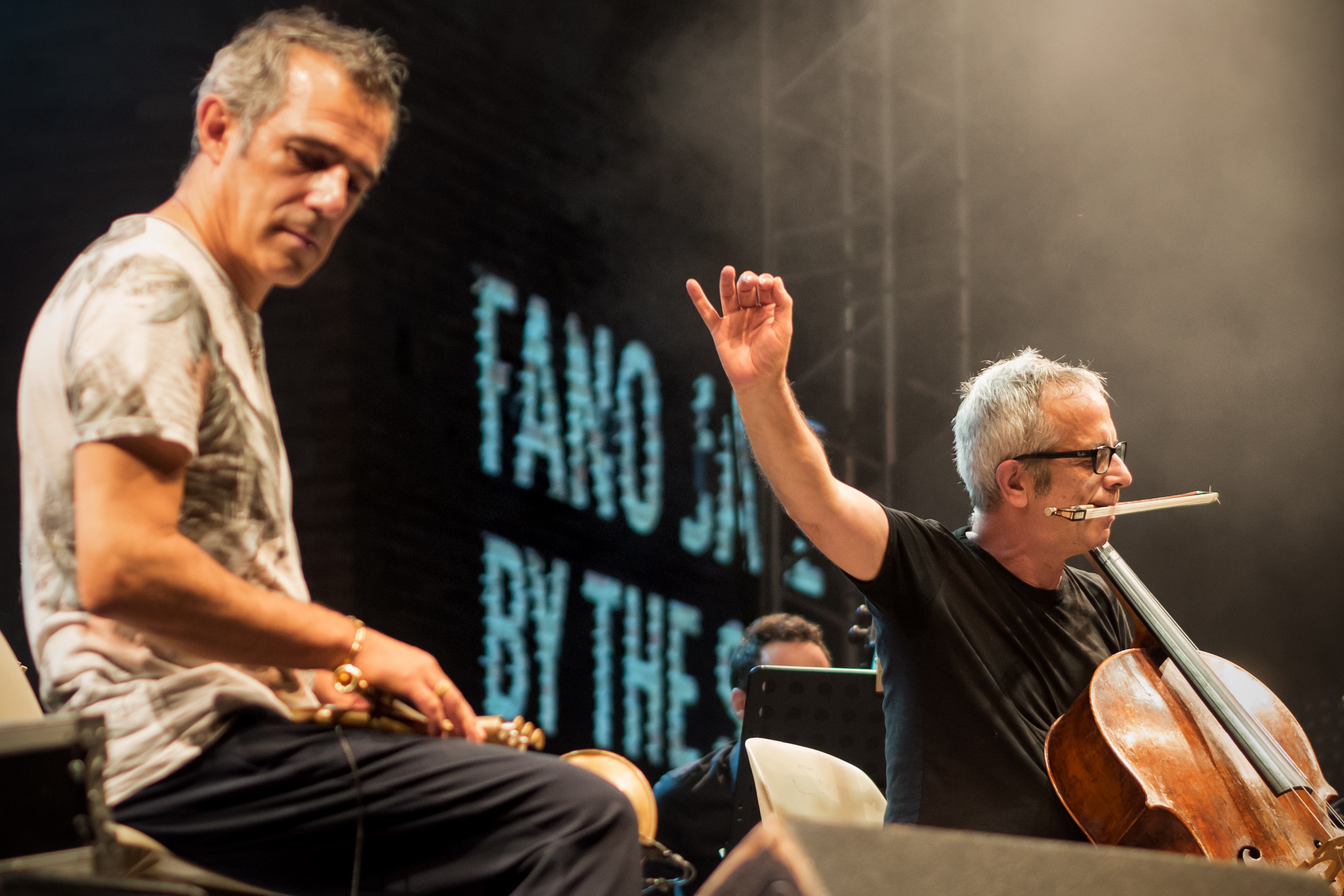 Paolo Fresu e Giovanni Sollima (Foto di Erika Belfiore)