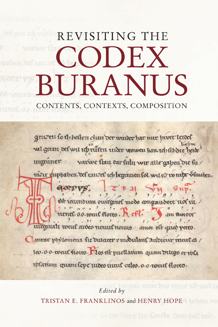Revisiting the Codex Buranus. Contents, Contexts, Composition