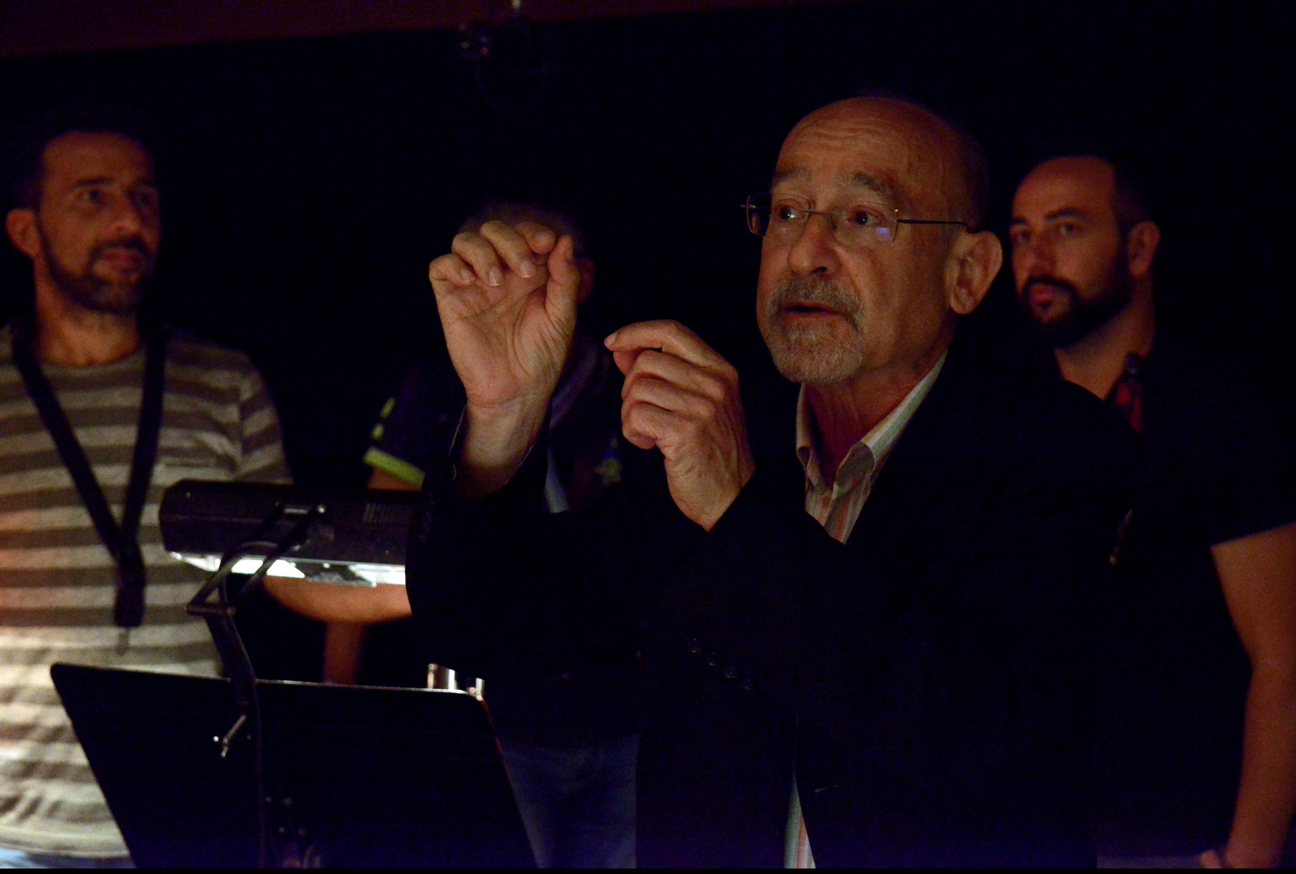 Salvatore Sciarrino al Malibran (foto di Michele Crosera)