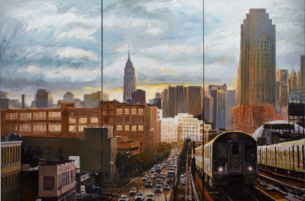 Bob Dylan, Elevated train, dal sito del Patricia & Phillip Frost Art Museum