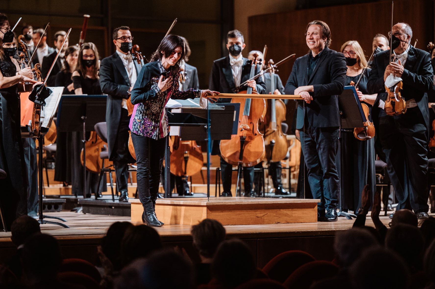 Silvia Colasanti - Kristjan Järvi - Filarmonica Arturo Toscanini (foto Luca Pezzani)