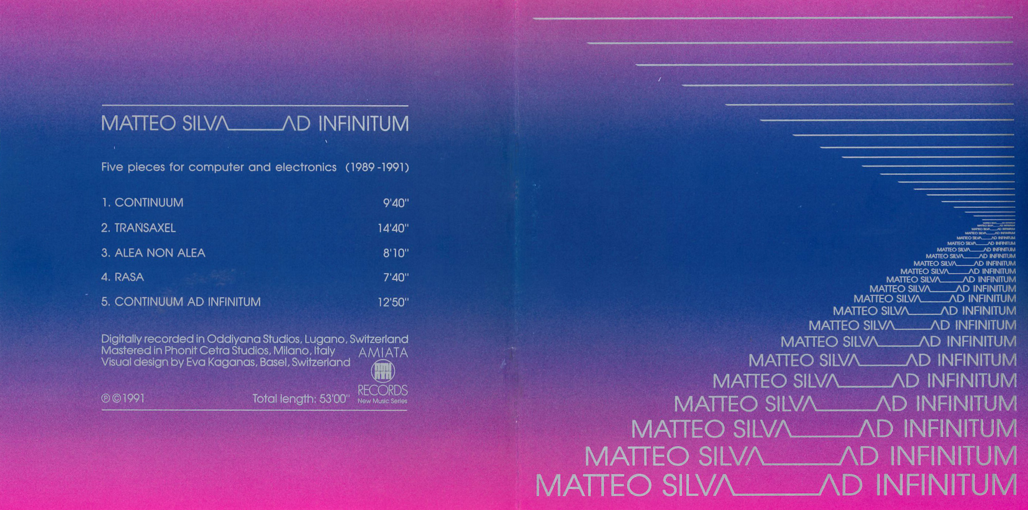 Matteo Silva - Ad Infinitum - Amiata Records