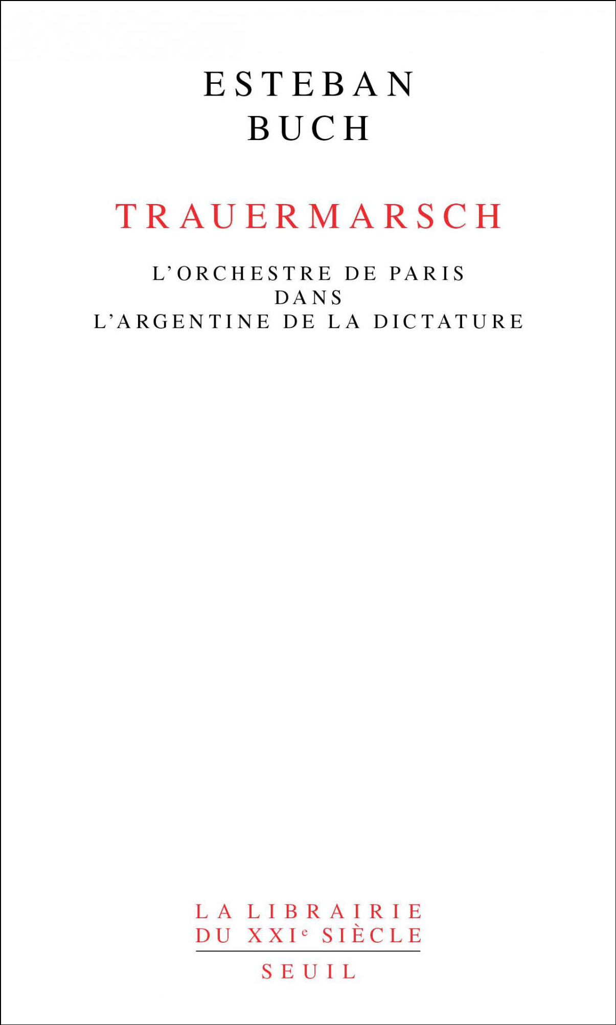 Esteban Busch, Trauermarsch