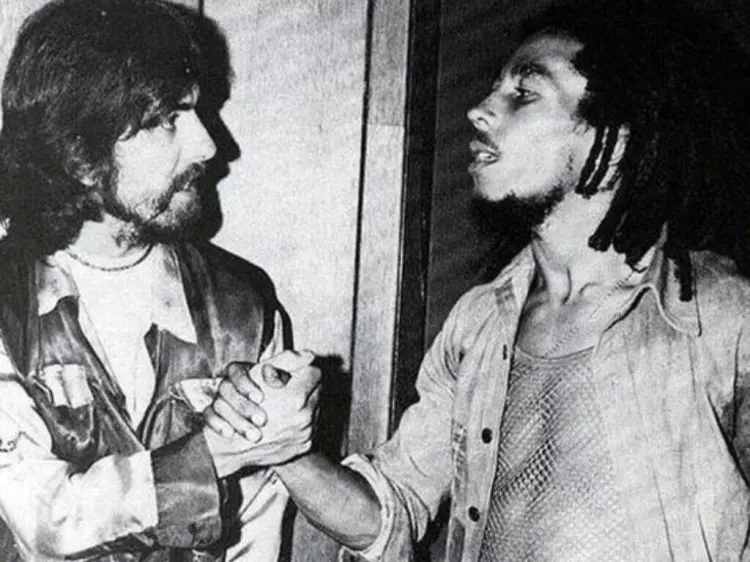 George Harrison e Bob Marley