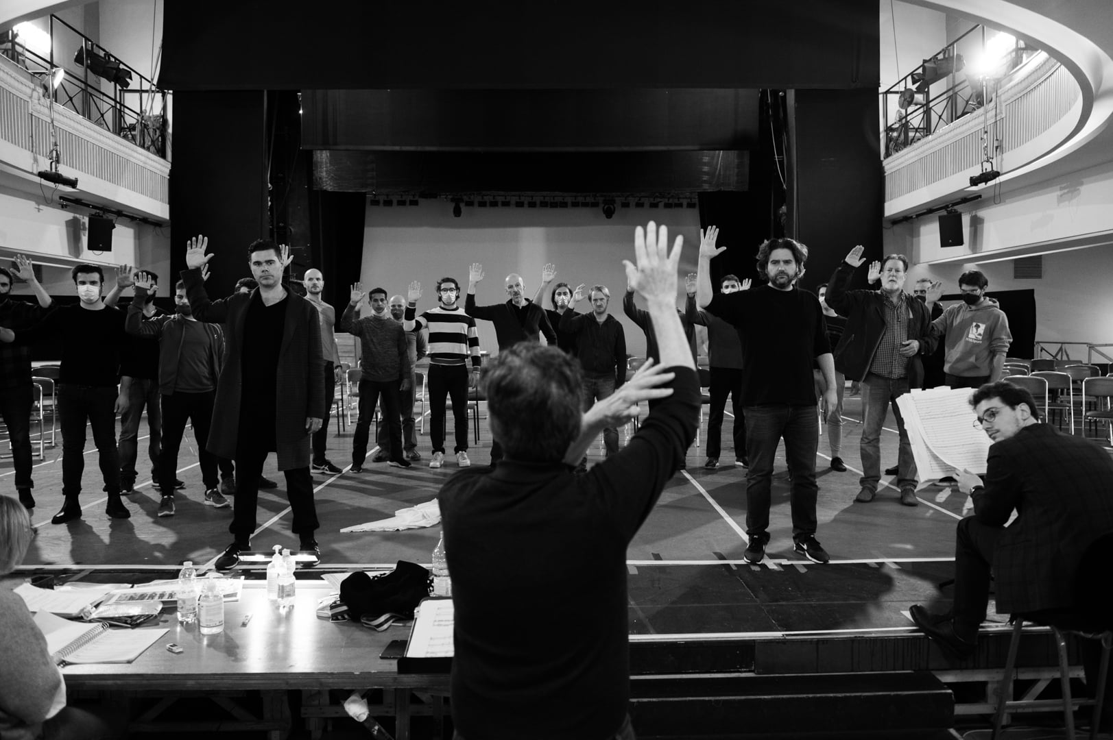 Prove di "Julius Caesar" all'Opera di Roma (foto di Fabrizio Sansoni)