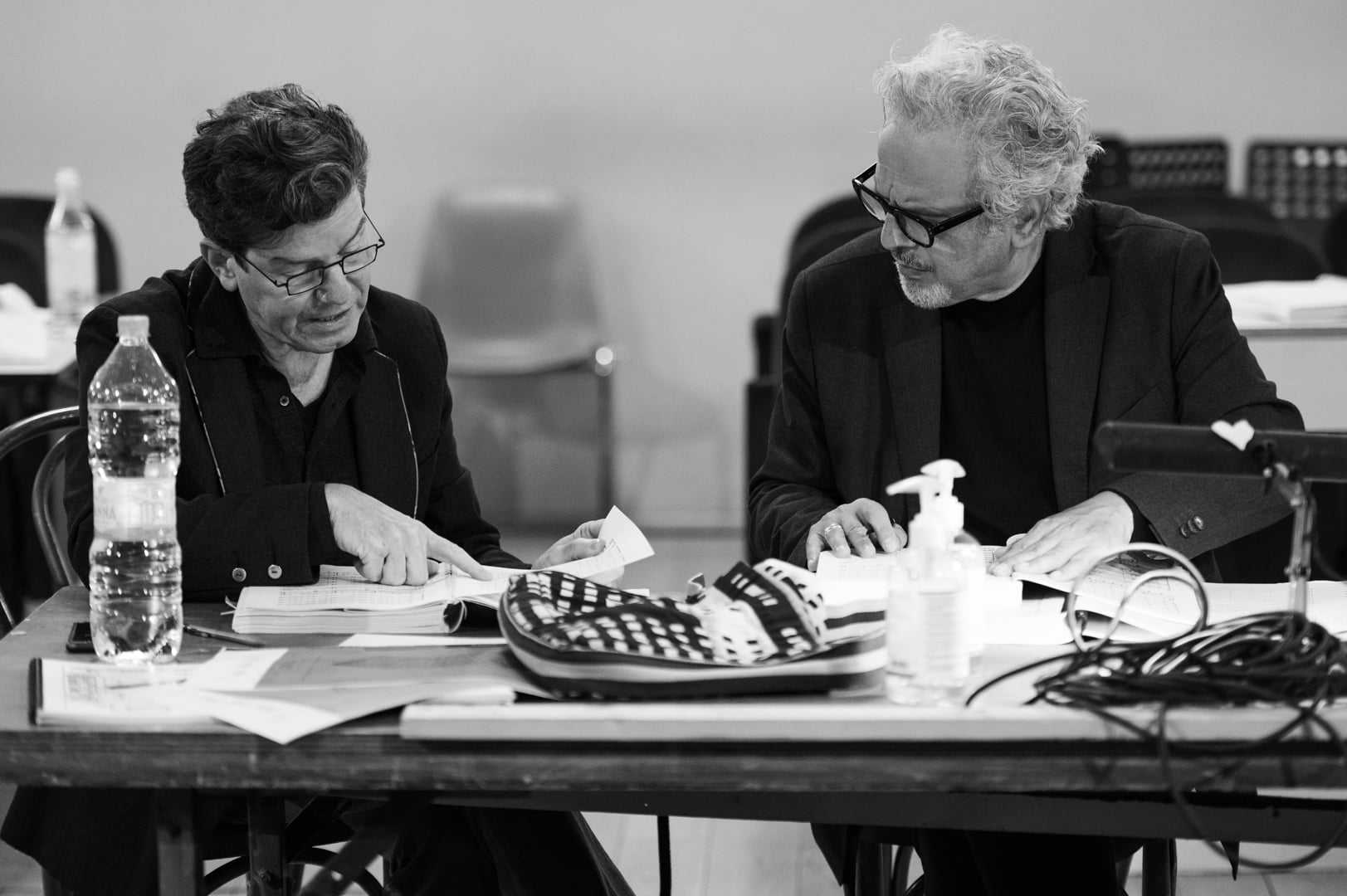 Giorgio Battistelli e Robert Carsen (foto di Fabrizio Sansoni)