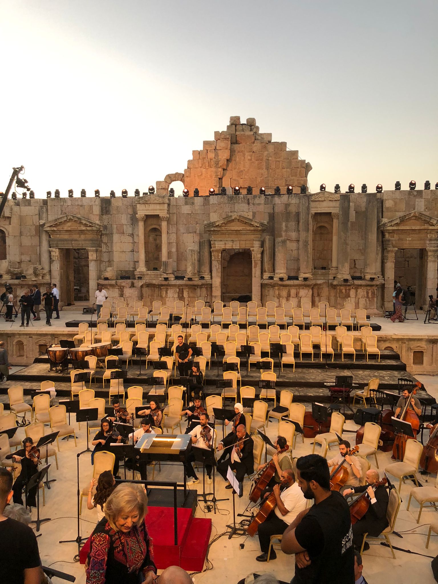 Prove al Teatro Sud di Jerash