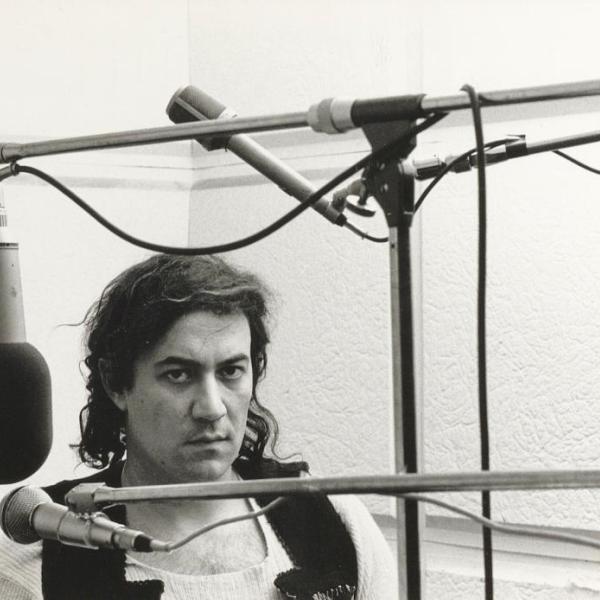 Demetrio Stratos, Milano 1976 (foto Roberto Masotti, Lelli e Masotti Archivio)