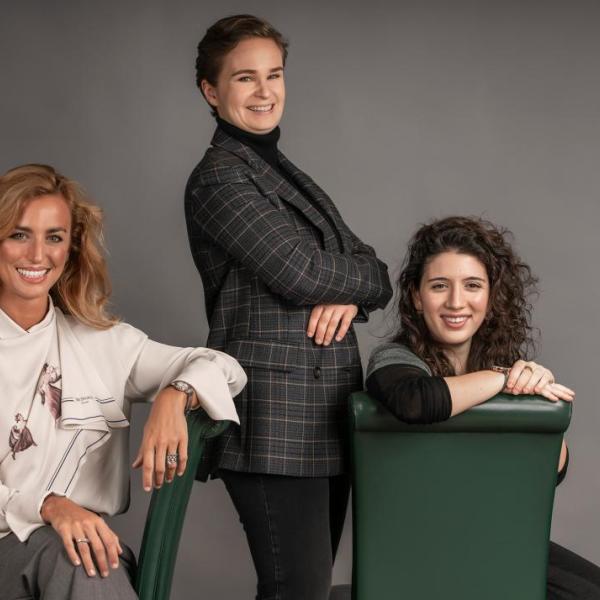 Beatrice Venezi, Eva Ollikainen e Nil Venditti (foto di Marco Borrelli)