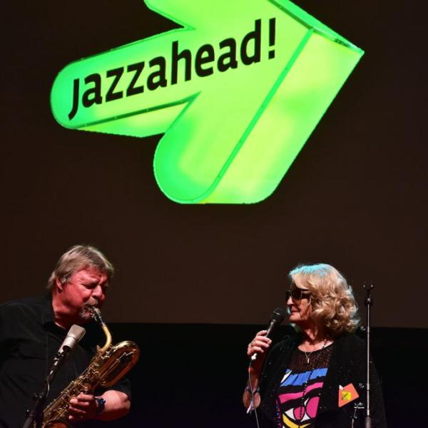 John Surman e Karing Krog a Jazzahead! 2019 (foto di Luca Vitali)