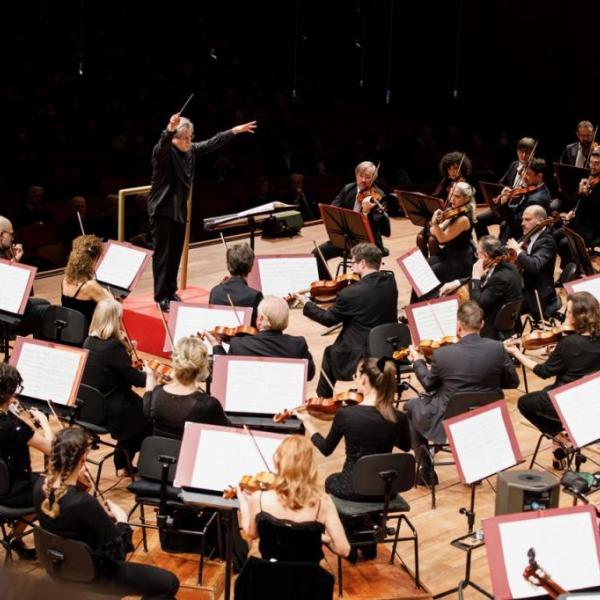 Pappano e l'Orchestra dell'Accademia Nazionale di Santa Cecilia (Foto Musacchio, Ianniello e Pasqualini)