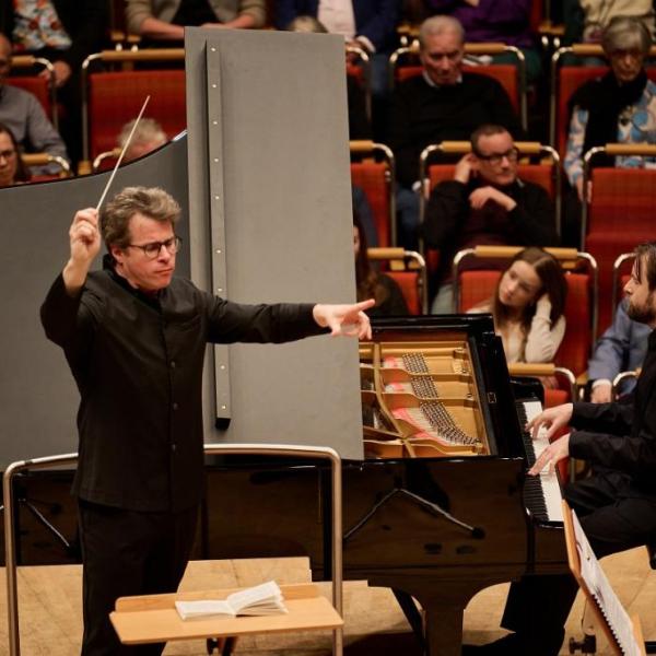 Jakub Hrůša e Daniil Trifonov (Foto Christian Palm)