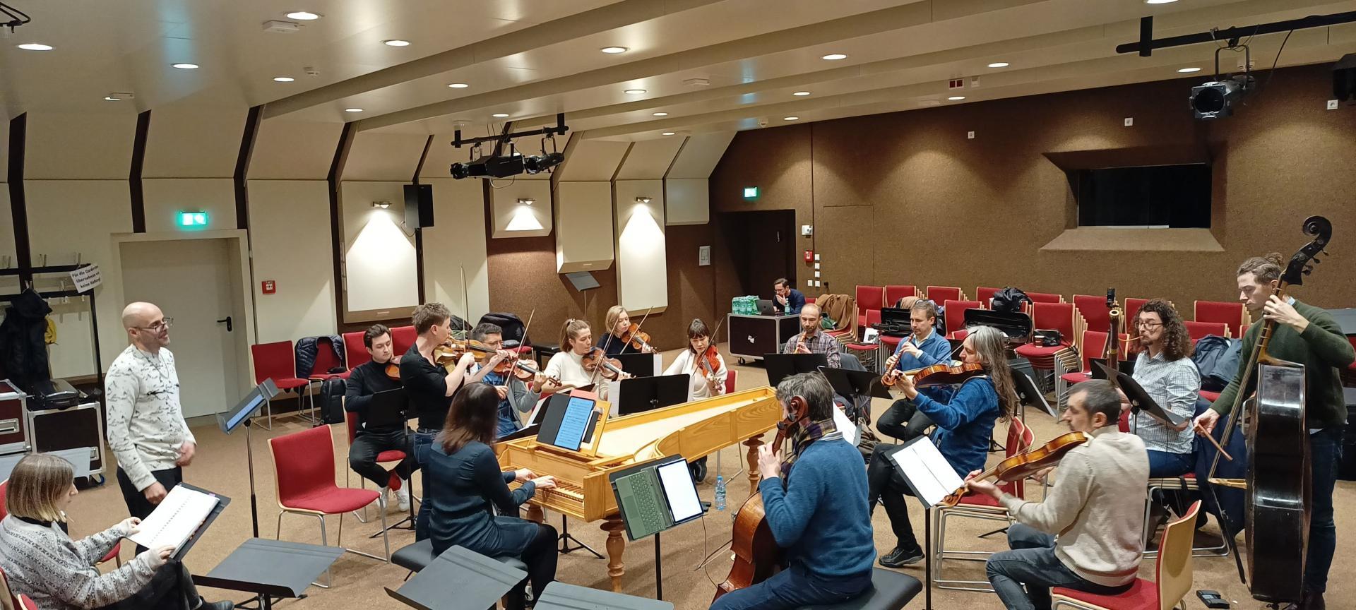 {oh!} Orkiestra durante la prova (foto di Paolo Scarnecchia)