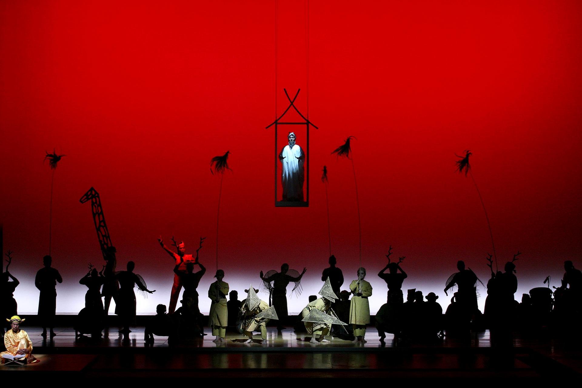Bob Wilson, "I la caligo", Teatro degli Arcimboldi, Milano 2008 (foto Luciano Rossetti)