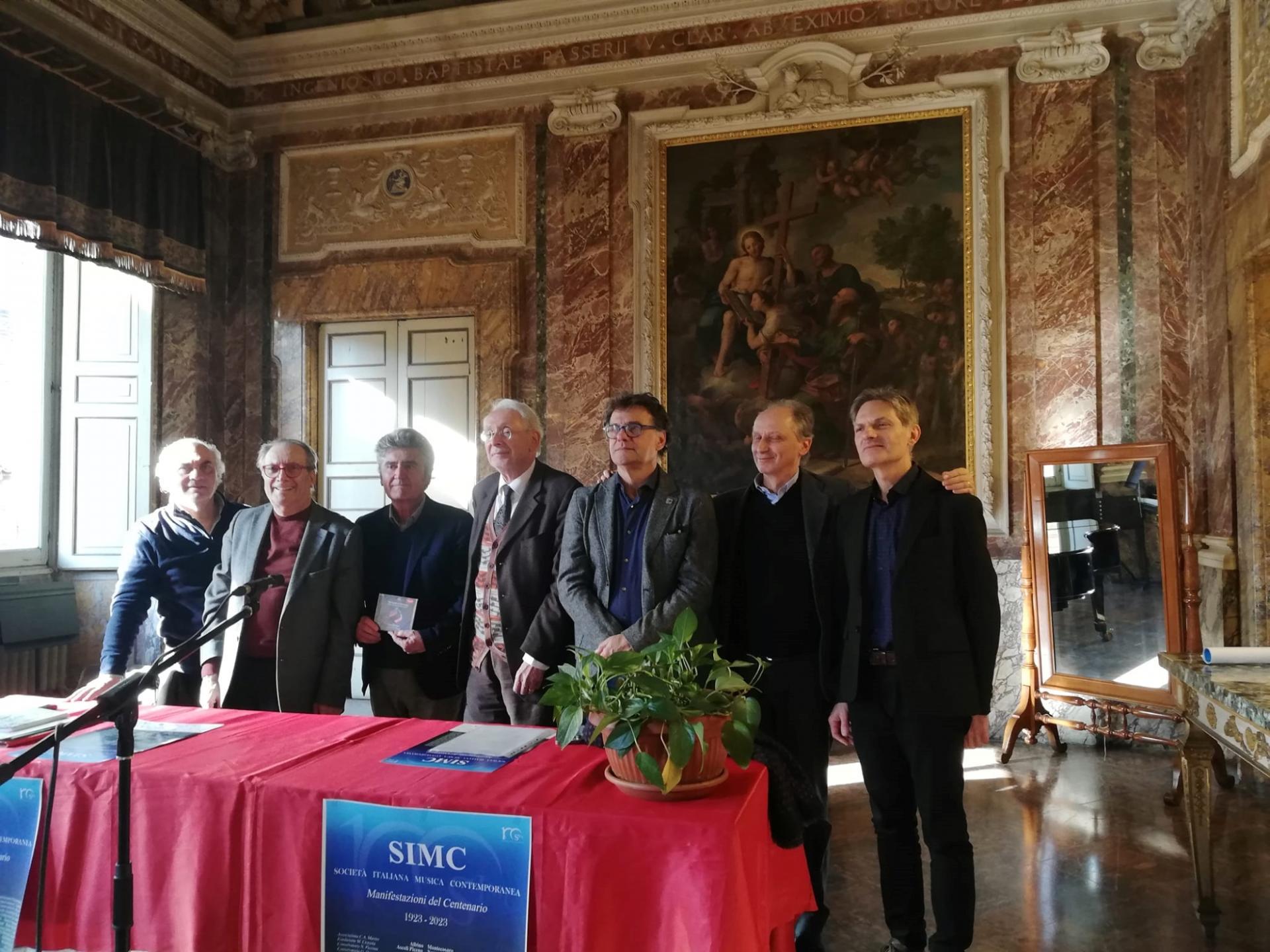 Presentazione del Centenario della SIMC (Conservatorio di Pesaro)