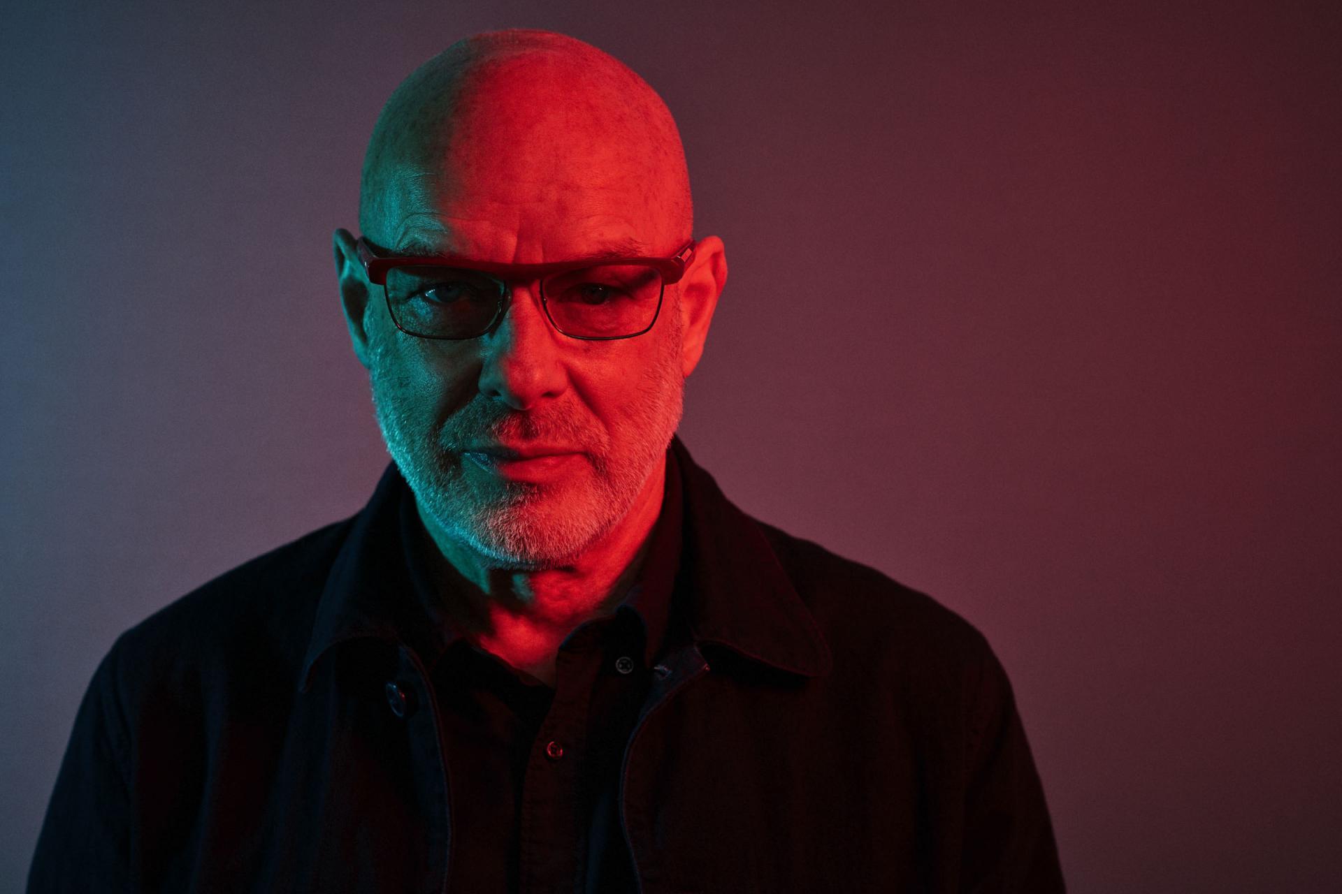 Brian Eno (photo Shamil Tanna - Paul Stolper Gallery 2020)